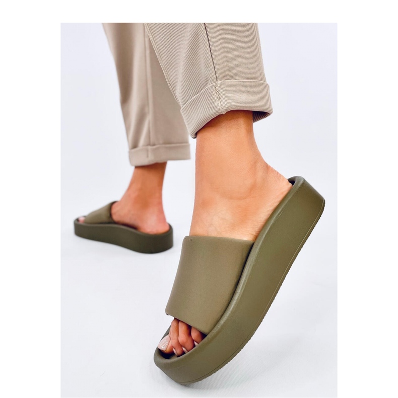 Sandale femme souple Fontes Oliver - Inello vert 1