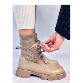 Bottines à tige pull Tierr Kaki - Inello brun 1
