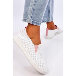 Baskets slip-on Jousse BLANC/ROSE - Inello 1