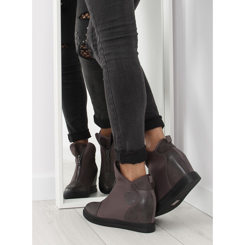 Gris Baskets compensées 168-129 gris 2