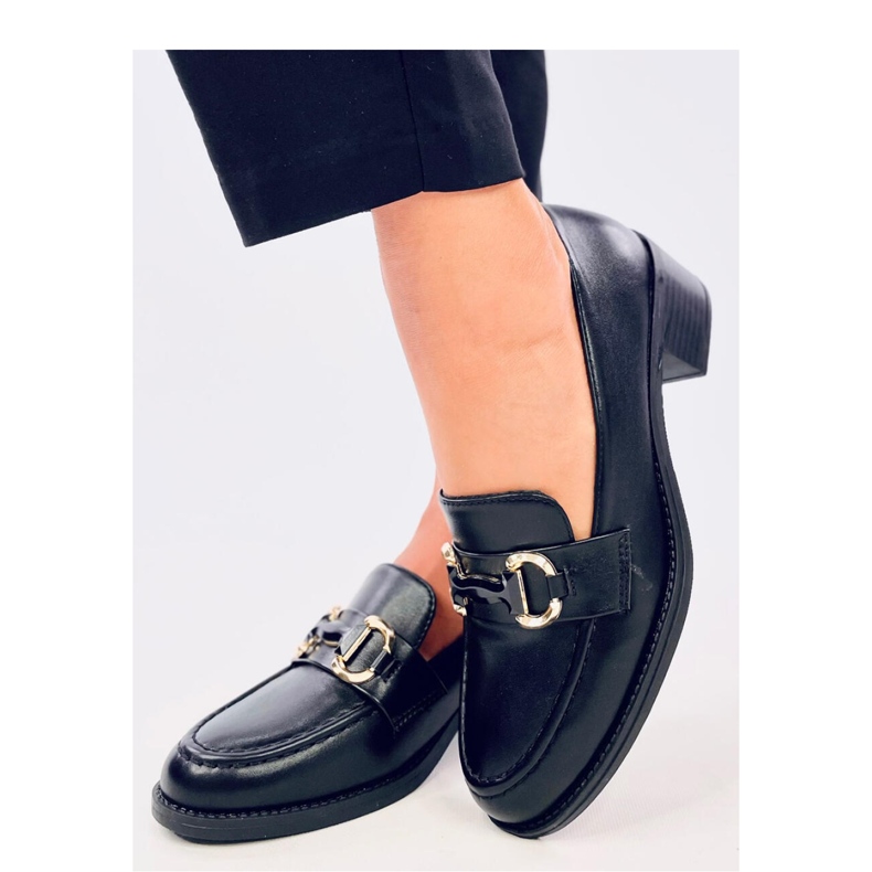 Rabier Escarpins à talons larges noirs - Inello le noir 1