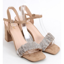 Sandales à talons larges Dash Kaki - Inello brun 1