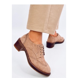 Mocassins à talons Vedra kaki - Inello beige 1