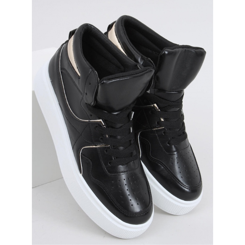 Erva Chaussures de sport montantes noires - Inello 1