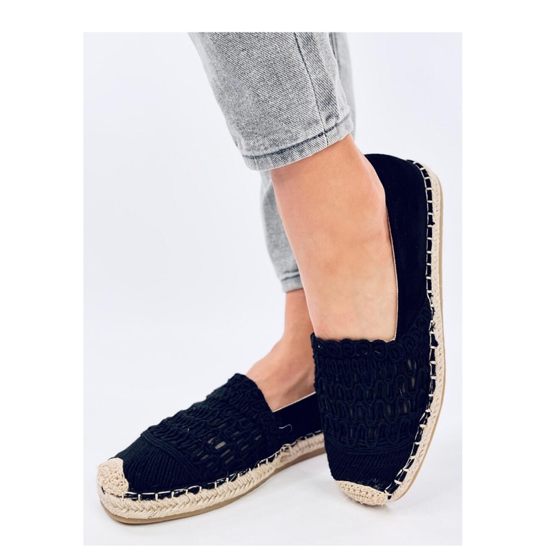 Espadrilles femme Alicess noires - Inello 1