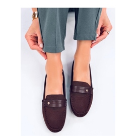 Mocassins souples pour femmes Yuriko Marrone - Inello brun 1
