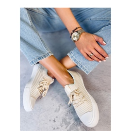 Baskets chaussettes femme Bruni LT.BEIGE - Inello 1 Baskets chaussettes femme Bruni LT.BEIGE - Inello 1