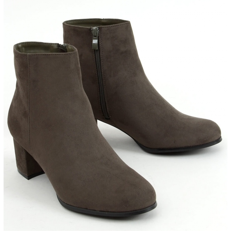 Bottines à talons vertes MM788 Vert - Inello 1