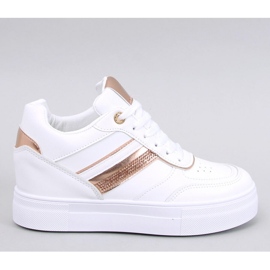 Baskets compensées Eyson BLANC/CHAMPAGNE - Inello blanche 1