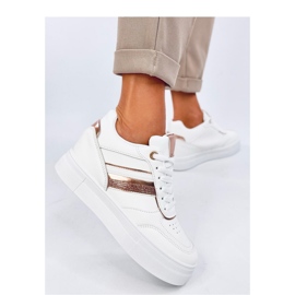 Baskets compensées Eyson BLANC/CHAMPAGNE - Inello blanche 2