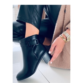 Dolores Bottines à talons noires - Inello le noir 2