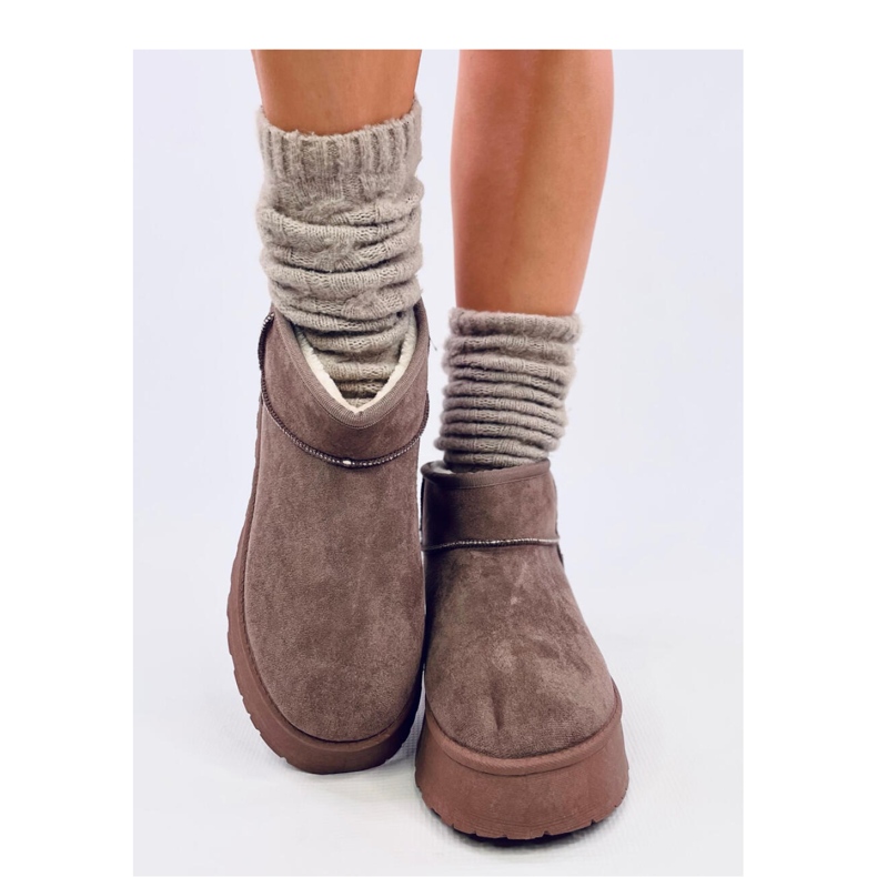 Rodmans Chaussures plateforme courtes kaki - Inello brun 2