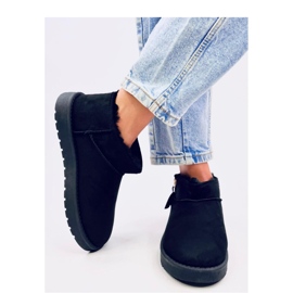 Pantalon court émeus avec fermeture éclair par Frankis Black - Inello noir 2