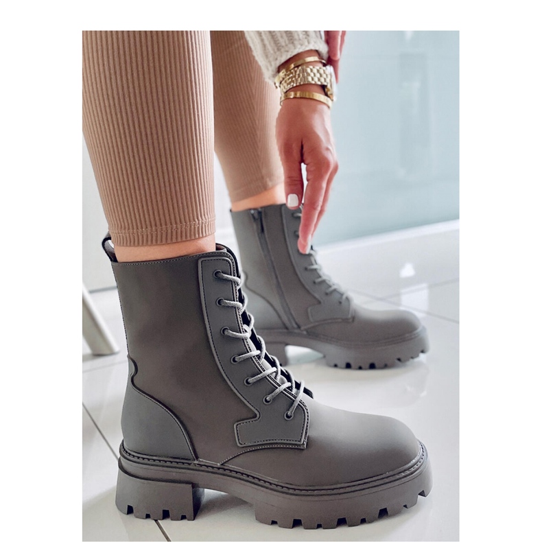 Bottines à lacets Tamar Vert - Inello 2