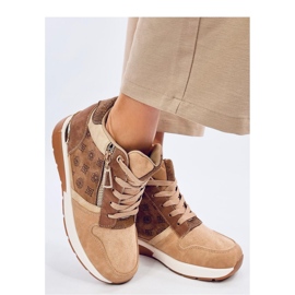 Telts Baskets compensées kaki - Inello brun 1