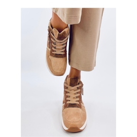 Telts Baskets compensées kaki - Inello brun 3