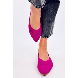 Ballerines ajourées amande Sotty Fuchsia - Inello rose 3