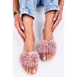 Sandale Mules compensées à fleurs Ragnes Rose - Inello 2