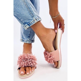 Sandale Mules compensées à fleurs Ragnes Rose - Inello 3