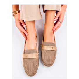 Mocassins souples femme Yuriko Kaki - Inello beige 1 Mocassins souples femme Yuriko Kaki - Inello beige 1