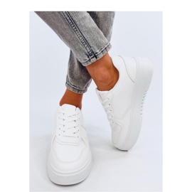 Baskets femme Lees blanches - Inello 2