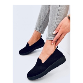 Combe Baskets chaussettes noires - Inello le noir 1