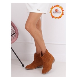 Camel NC981 Bottines compensées cachées Camel - Inello brun 1