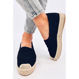 Dagonei Espadrilles ballerines ajourées noires - Inello le noir 3