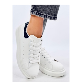 Baskets à plateforme Parkss BLANC/NOIR avec strass - Inello le noir 1
