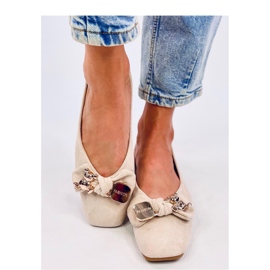 Cranny Ballerines ourson doré beige - Inello 1 Cranny Ballerines ourson doré beige - Inello 1