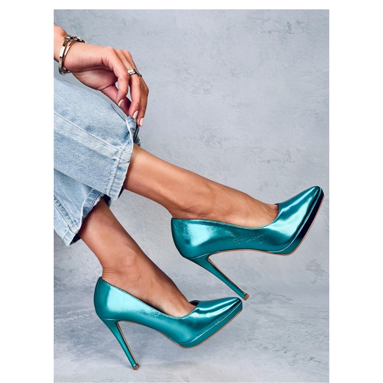 Escarpins aiguilles Blume Verts - Inello 1