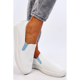 Baskets slip-on Jousse BLANC/BLEU - Inello 3