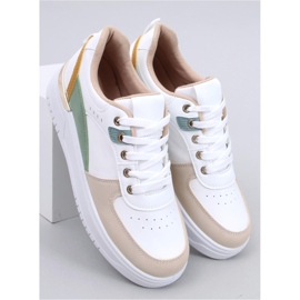 Baskets femme Asker Abricot - Inello beige 1