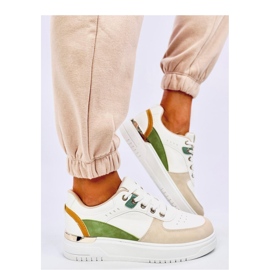 Baskets femme Asker Abricot - Inello beige 3