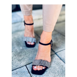 Dash Sandales à talons larges noires - Inello le noir 1