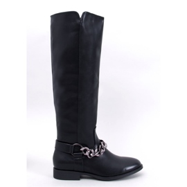 Daigle Bottes pleine fleur femme Noir - Inello 1