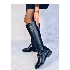 Daigle Bottes pleine fleur femme Noir - Inello le noir 2