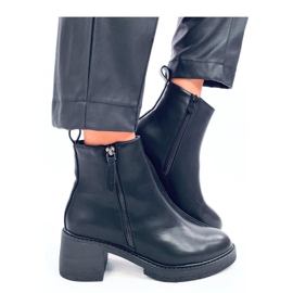 Guire Bottines à talons noires - Inello le noir 2