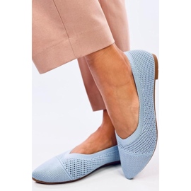 Ballerines ajourées amande Sotty Bleu - Inello 1
