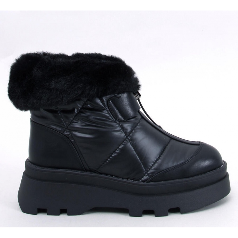 Tavaris Bottes de neige noires avec fourrure - Inello le noir 1