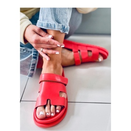 Sandale tongs femme Orange Fauve - Inello 2 Sandale tongs femme Orange Fauve - Inello 2