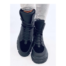Torey Bottines isolées à lacets noires - Inello le noir 2