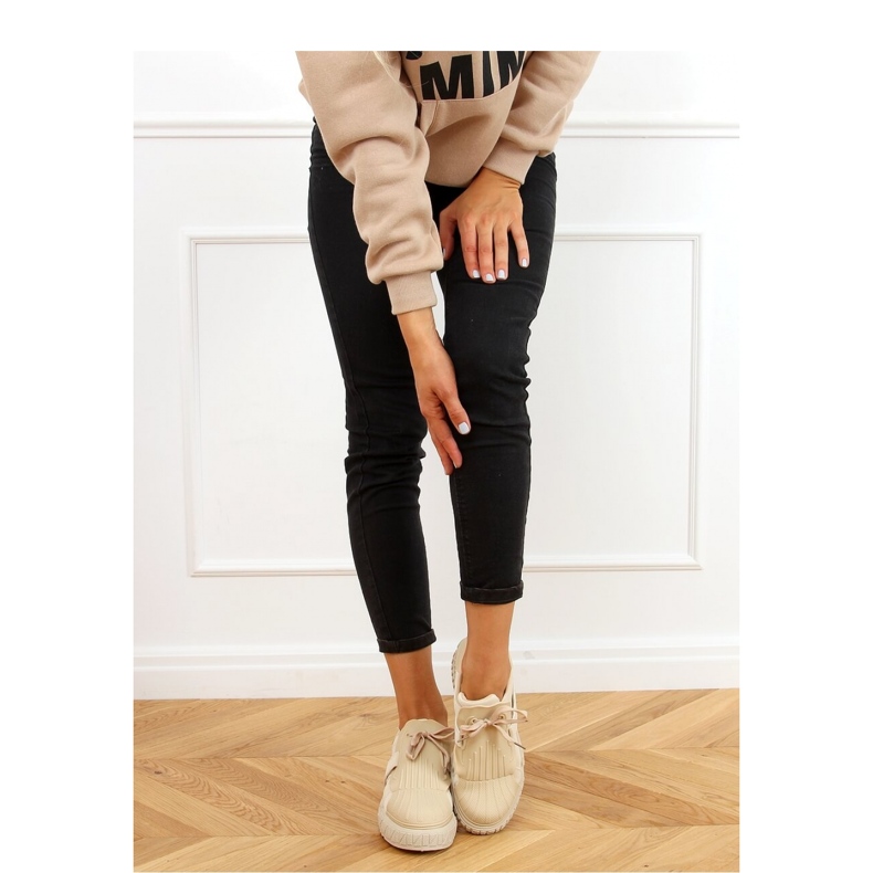 Baskets beiges pour femmes NB513P Beige - Inello 2