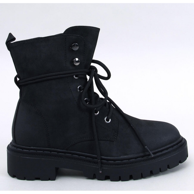 Bottines à lacets avec protecteur Simmo Black - Inello le noir 1