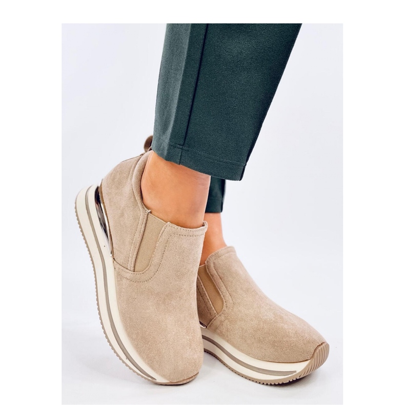 Chaussures compensées cachées Boult Beige - Inello 1