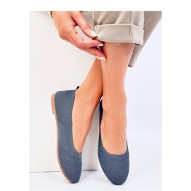 Ballerines tricotées Newey Bleu - Inello 1