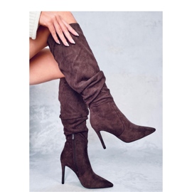 Bottines classiques à talons Danielle Brown - Inello brun 2