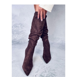 Bottines classiques à talons Danielle Brown - Inello brun 3