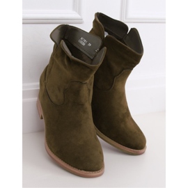 Bottines compensées cachées vertes NC981 Vert - Inello 3