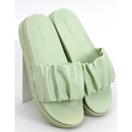 Sandale tongs femme Atissa Verte - Inello 1